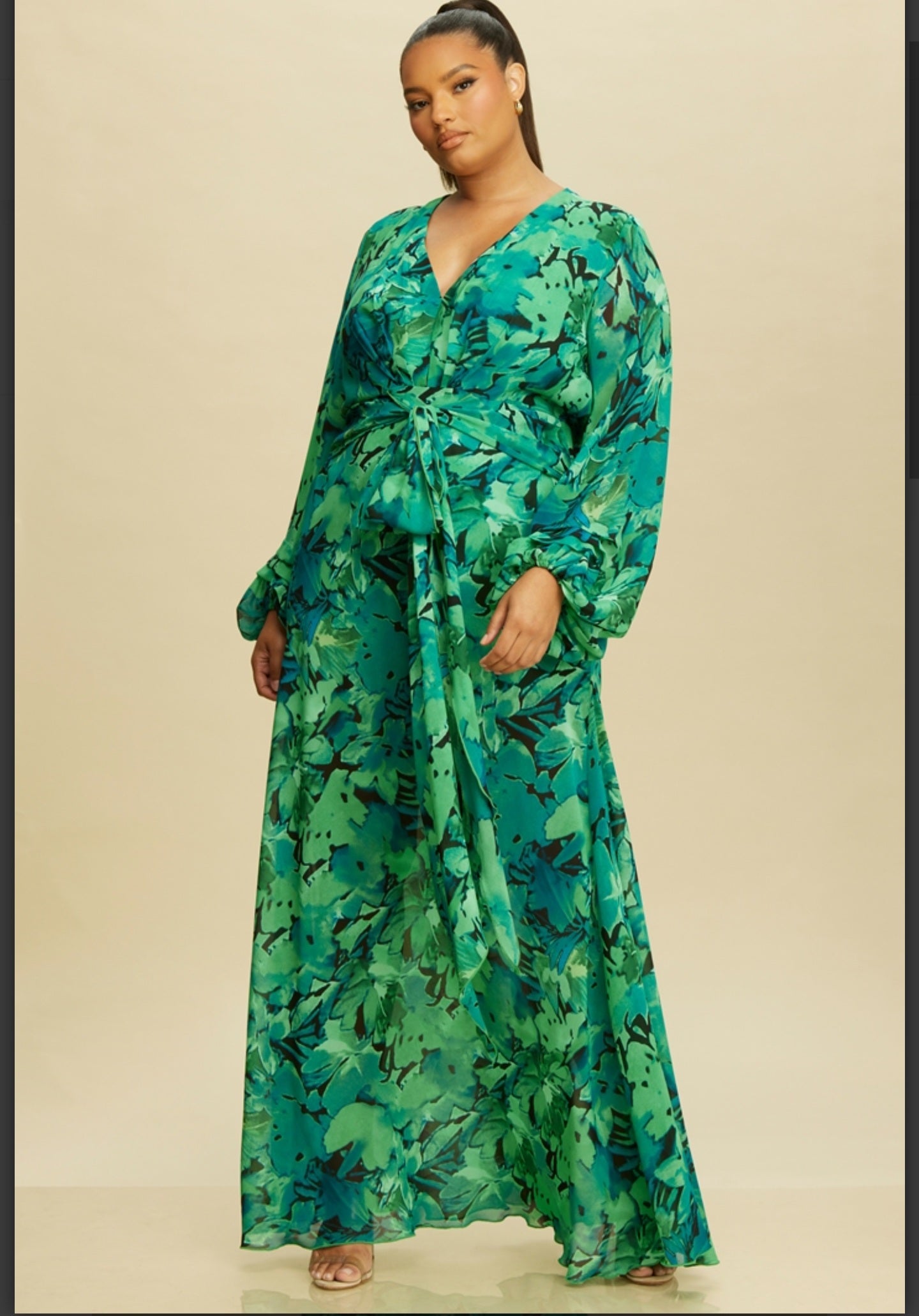 Havana plus maxi dress