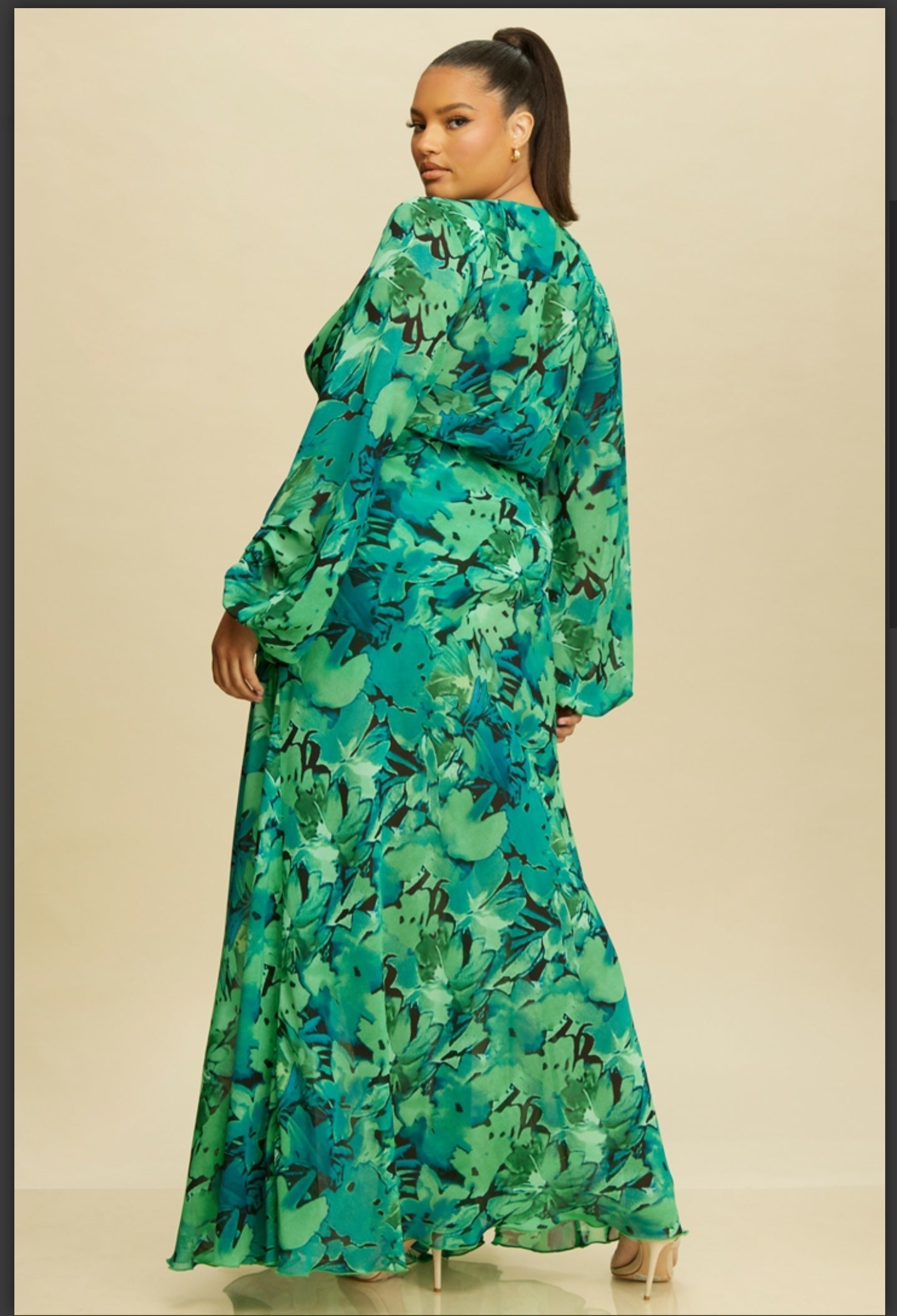 Havana plus maxi dress